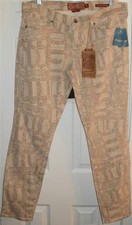 New Lucky Brand Lucky Legend Skinny Cotton, Spandex Jeans, USA Made: Size 12/31