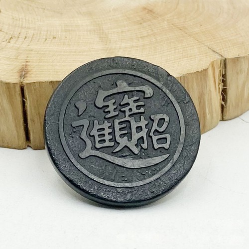 Rond Protective Pendant Ring Luxurious Smooth Pattern Necklace Decoration 35mm - Picture 34 of 42