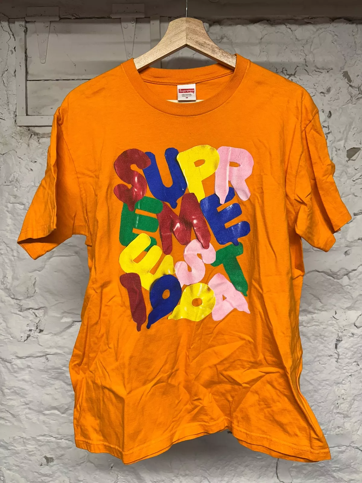 T shirt orange Supreme Balloons taille M