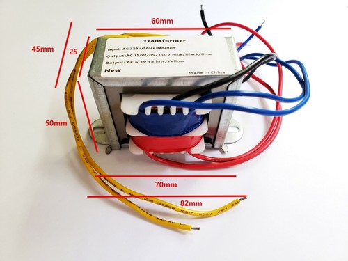 6N3 Tube Audio Amplifier Transformer Power Supply AC 6.3V 150V-0-150V 15W - Picture 2 of 8
