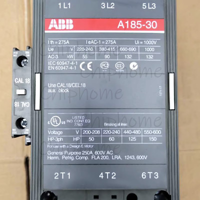New In Box ABB A185-30 A185-30-11 AC Contactor