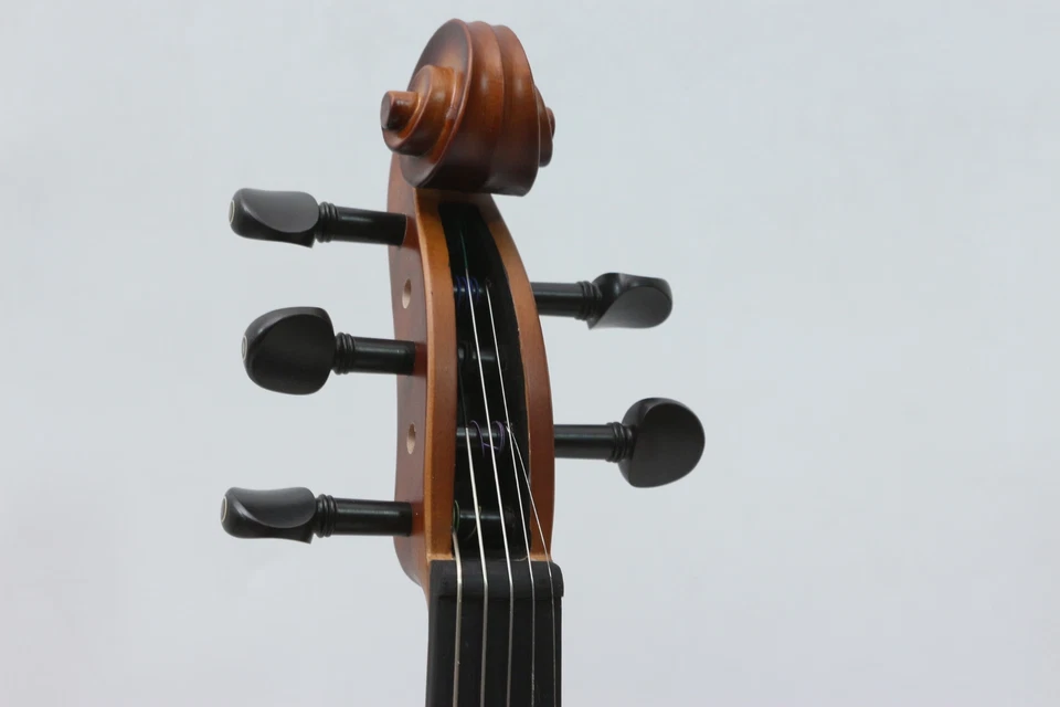 5 String Violin 4/4 Violin Maple Spruce Hand Made free Violin Case and Bow Ebony - Image 3 of 4