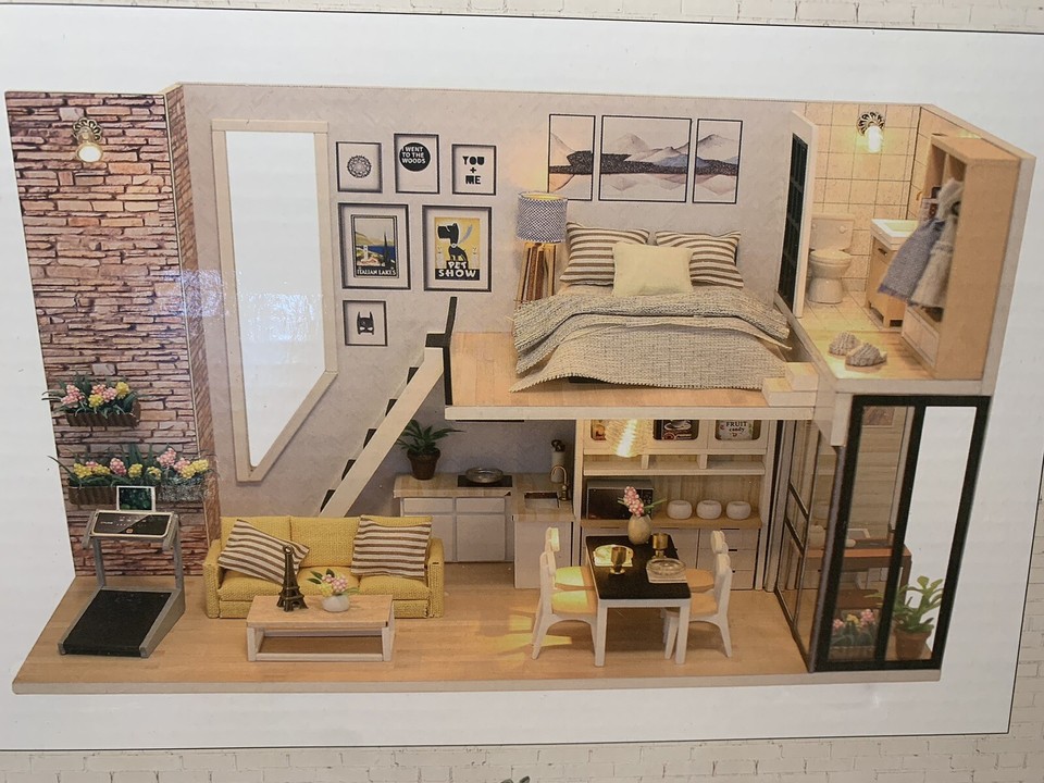 Mayberry Street Miniatures DIY Dollhouse Kit Dreamers Loft124 Scale