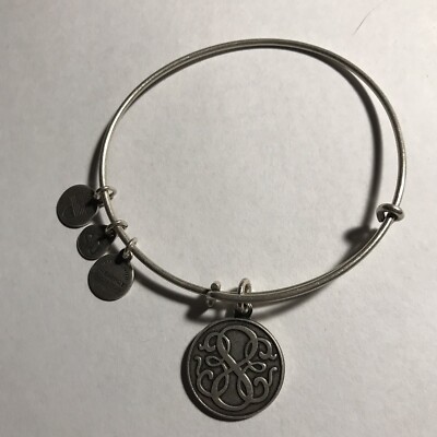 ALEX and ANI Russian Silver PATH OF LIFE Bracelet with 3 Charms - 2015