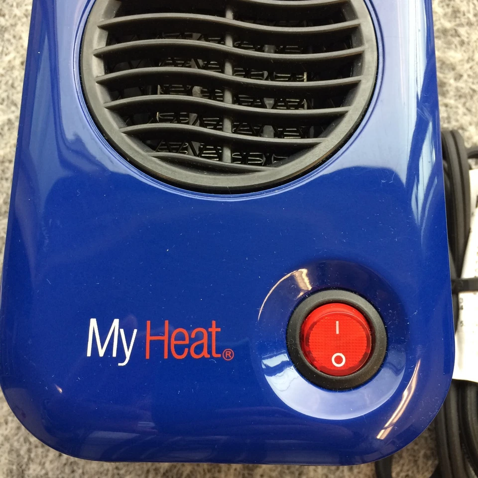 Lasko 102 MyHeat Calentador de Espacio Eléctrico Portátil 200W Cerámico, Azul Foto 2 de 4