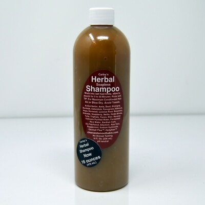 Herbal Soapless Shampoo (now 16 ounces) W/ Rice Water 