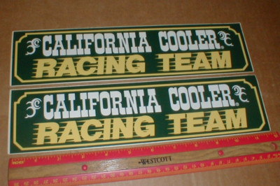 California Cooler Racing Team Pair NASCAR Racing Decal Sticker Lot | eBay