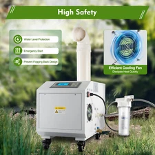 Cool Fog Maker Machine Ultrasonic Humidifier Commercial Industrial Continuous