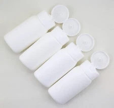 Empty Plastic Squeeze Bottles Tubes Flip Caps Cosmetics Lotions 70ml NEW
