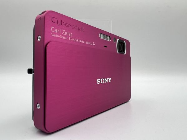 SONY Cyber-shot DSC-T700 Digital Camera Red Pink Working Japanese