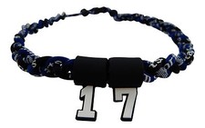 PICK YOUR NUMBER KIDS Navy Gray Digital Camo Tornado Necklace Baseball Softball