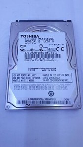 Toshiba MK1246GSX 120 GB SATA SMART ok Laufzeit 451 Stunden