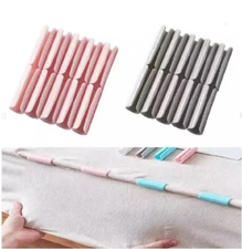 24-Pack Bed Sheet Holder Clips – Plastic Grippers Fasteners to Keep Sheets Snug