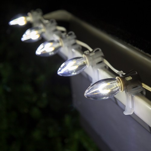 LED Shatterproof FlexFilament C9 Vintage Edison Christmas Light Bulbs, 5 Pack - Picture 14 of 34