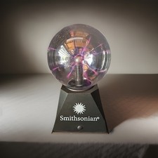 Smithsonian Plasma Ball Battery Operated Globe Lamp - Responds To Touch Sound