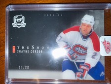 2023-24 Upper Deck the Cup - The Show Black Legends  Shayne Corson /99 Canadiens