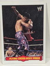 2012 Topps Heritage WWE Wrestling Flying Cross-Body Press #16 Ringside Action NM