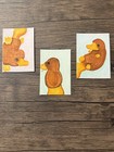 aceo original art cards Cartoon Cute Brown Platypus Ink Drawing Set 1/3 — photo 2