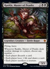 MTG English Rankle, Master of Pranks NM Foil Throne of Eldraine