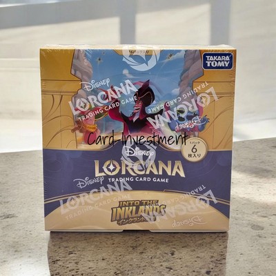 Disney Lorcana Into The Inklands Japanisch Booster Box Display (16 Booster)