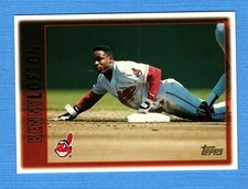 1997 Topps #350 Kenny Lofton Cleveland Indians