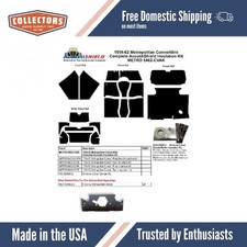 Complete Interior Insulation Kit For 1954-1962 Metropolitan Convertible Complete Interior Insulation Kit For 1954-1962 Metropolitan Convertible