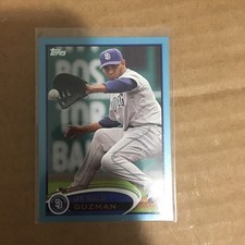 2012 Topps Wal-Mart Blue Border Jesus Guzman #14 