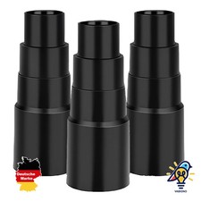 Adapter Reduzierung Muffe Reduzierst&uuml;ck Reduziermuffe f&uuml;r Staubabsaugung 3 St&uuml;ck