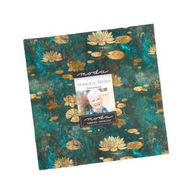 Tranquil Patina Layer Cake  48110LC Moda Precuts Layer Cake 10'' squares quilt fa