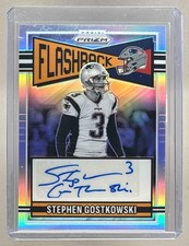 Stephen Gostkowski 2025 Panini Prizm #FLA-SGI Flashback Auto /149