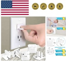 Outlet Covers 38-Pack White Child Proof Electrical Protector Safety Improved ...