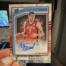 Panini Donruss Rated Rookie Autograph Nikola Đurišić Atlanta Hawks #291 /99