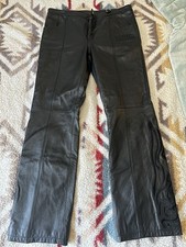 Harley Davidson Women  s Leather Pants Size 8