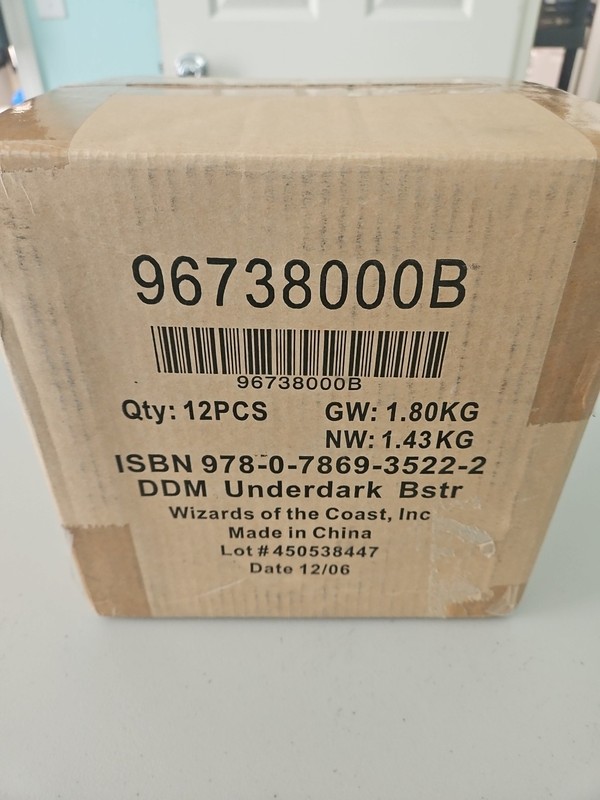 Dungeons And Dragons Miniatures DDM Underdark Sealed Booster Case