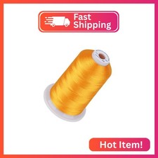 Simthread 5500Yds Embroidery Thread, 5000M High-Yardage 40WT 100 Polyester Thre