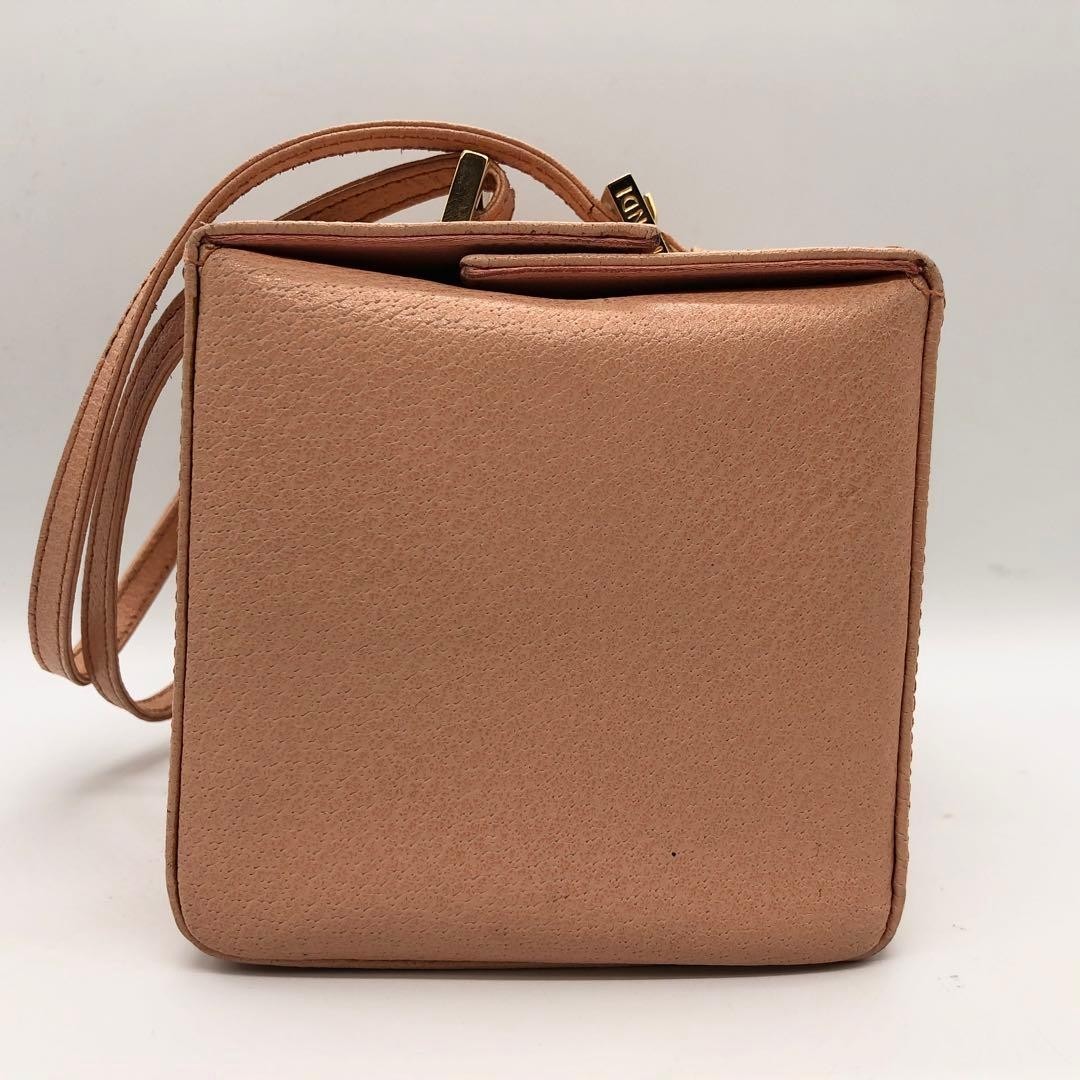 FENDI Mamma Baguette Box Leather Shoulder Bag Pink Gold Hardware thumbnail 5