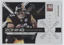 2010 Donruss Elite Zoning Commission Black 67/99 Heath Miller #6 0u7