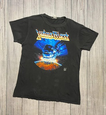 Vintage Judas Priest 1988 Ram It Down European Tour T-Shirt Men Size M Black