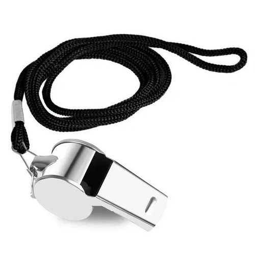 STAINLESS STEEL REFEREE WHISTLE SPORTS SCHOOL FOOTBALL RUGBY OUTDOOR