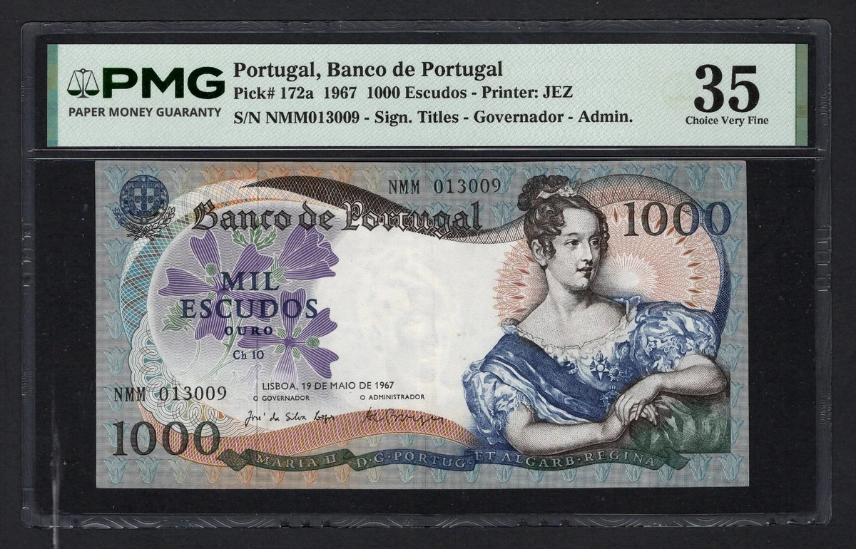 Portugal 1000 Escudos In Portuguese Paper Money for sale | eBay