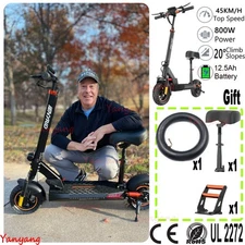 Budget 800W Electric Scooter Adults- 25Mi Range UL Certified Foldable E-Scooters