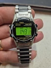 VINTAGE TIMEX ATLANTIS 100 QUARTZ WATCH INDIGLO MENS DIGITAL ALARM CHRONO