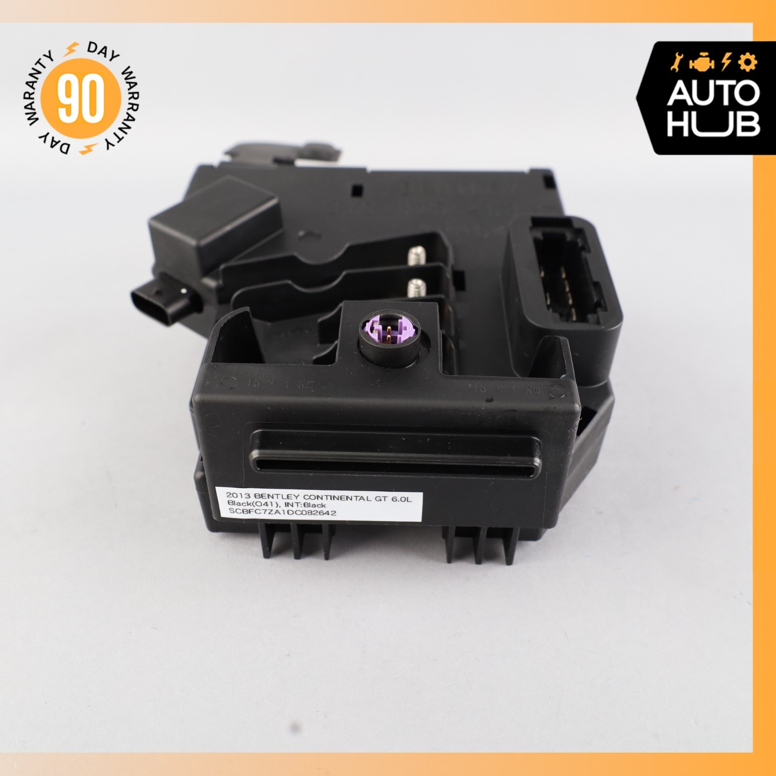 12-18 Bentley Continental GT GTC Right Side Starter Battery Fuse Box OEM 30k