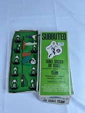Subbuteo C100 Complete Team Welsh in Original box Vintage Soccer Football
