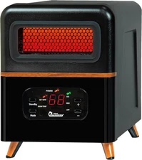 Dr Infrared Heater DR-978 1500W Dual Heating Portable Space Heater w/Remote