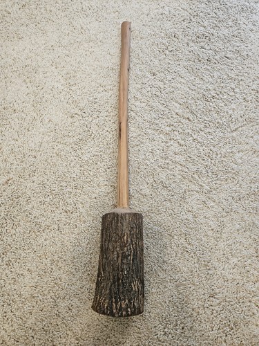 Primitive Dogwood  Bark Mallet  - Hand Carved