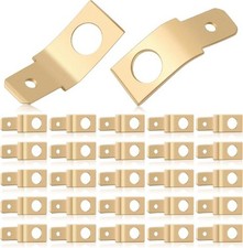 25 Pcs Solderless Quick Disconnect Adapters Non Insulated 1/4 Male Tab 10 Stud