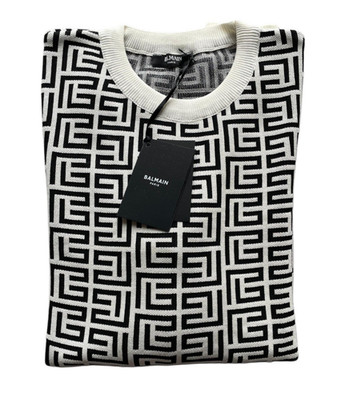 Refined Balmain men pullover with premium craftsmanship Large