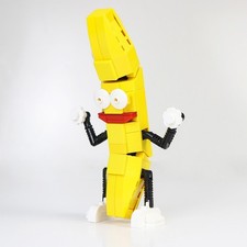 Compatible Banana and Dancing Sculptures Model 124 Building Toys Set