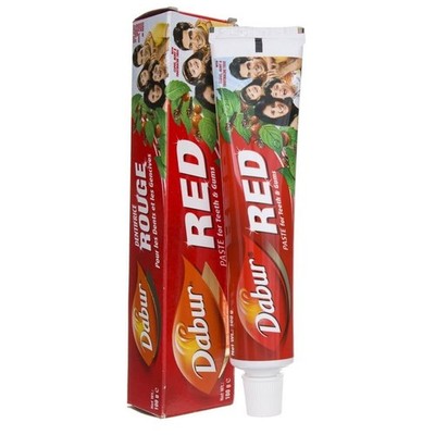 Dabur Red Ayurvedische Kräuter-Zahnpasta 100ml | Nelke & Pfeffer | Vegan